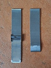 Molnija Bracciale Mesh 20 mm. acciaio satinato opaco spessore 2 mm.