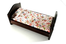 LETTO SINGOLO MINIATURE CASA DELLE BAMBOLE 1999 DE AGOSTINI SCALA 1:12