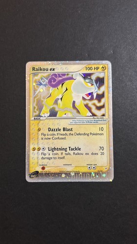 Carta pokemon raikou 95 - raikou, ex
