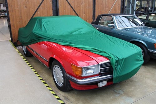 Telo copriauto verde satinato