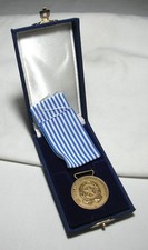 MEDAGLIA REPUBBLICA AL MERITO DI LUNGO COMANDO ZECCA CON BOX