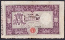 Banconota Italia 1000 lire