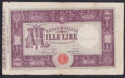 Banconota italia 1000 - banconota,