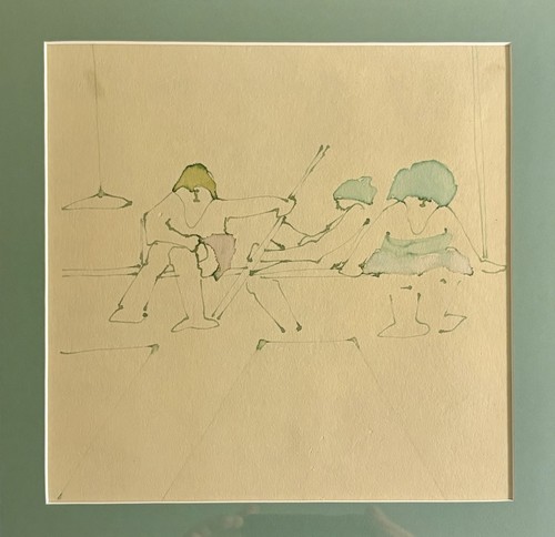 Bagnanti termali 1970 astratti
