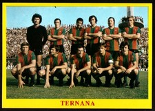 Foglietto Calcio Formazione Ternana Anni 70