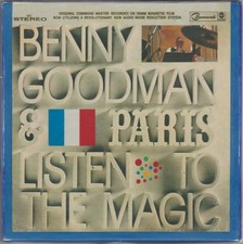 reel to reel tape-BENNY GOODMAN A PARIS-LISTEN TO THE MAGIC-COMMAND L921