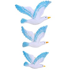 3 Pcs Gabbiani Decorazione
