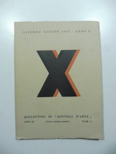 Bollettino bottega arte - bottega, d'arte