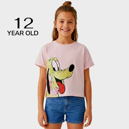 Shirt zara disney pluto - t-shirt,