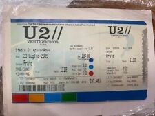 U 2 - TICKET/BIGLIETTO - ROMA STADIO OLIMPICO 23/07/2005 - PERFETTO
