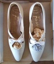 1960s shoes pumps white uk 3