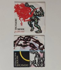 2 Vinili 45 giri Depeche Mode - Shake The Disease + It's called a heart Vinyl 7"