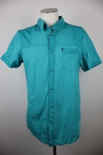 BILLABONG CAMICIA MANICHE CORTE UOMO COTONE TG M MAN CASUAL VINTAGE COTTON SHIRT