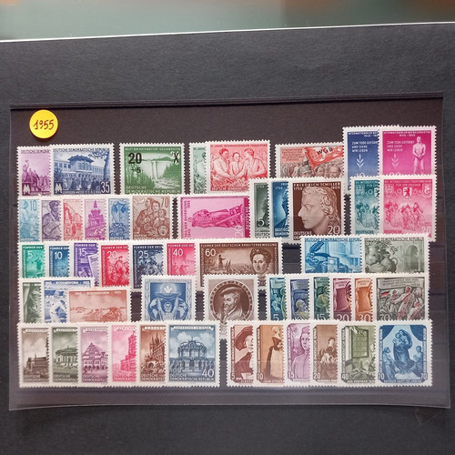 Germania ddr 1955 annata - ddr, 1955/