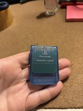 Memory Card Ps1 Aqua Trasparet