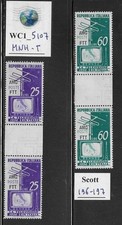 WC1_5107.TRIESTE FTT.Coppie grondaie 1954 START TV SERVICE set.Scott 196-197.MNH-T