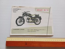 Ducati 98 TL depliant ITALIANO originale anni 50