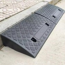 2PCS Rampa Kerb Resistente Rampe Corda Portatile per Porte Sedia a Rotelle Auto Bici