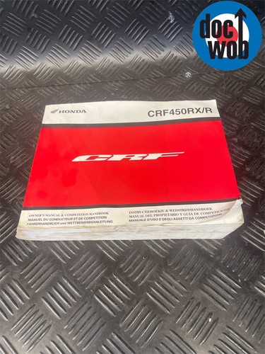 Honda crf 450 2018 manuale - crf,