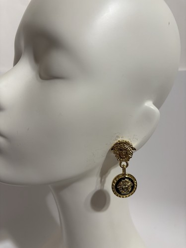 Vtg gianni versace gold black - vtg,