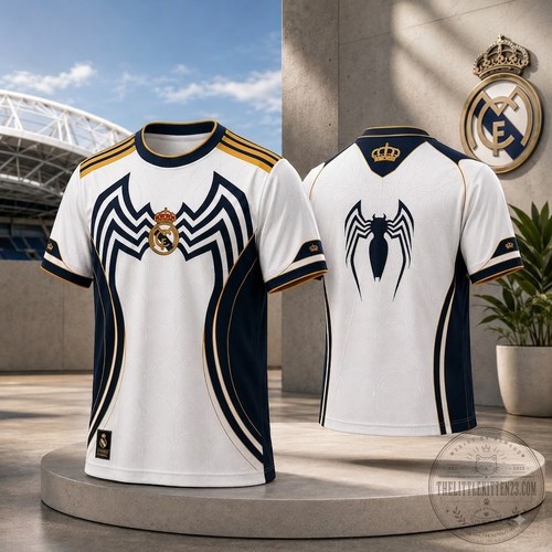 Maglia real madrid - maglia, spider
