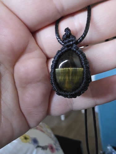 Collana con ciondolo - occhio, di