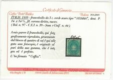 1889 Italia Regno Stemma cent