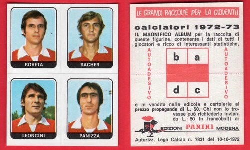 Figurina calciatori panini - calciatori,