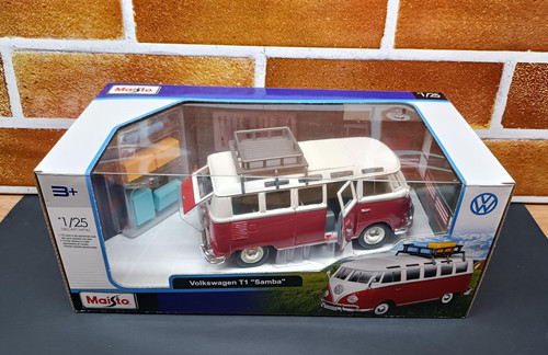 Maisto volkswagen samba - t1,