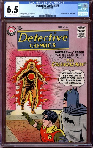 Detective comics 259 cgc - comics,