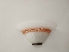 Applique vintage vetro decorato - disponibile 3 pz