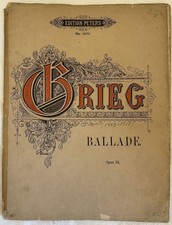 Edvard grieg ballade opera - grieg, 24