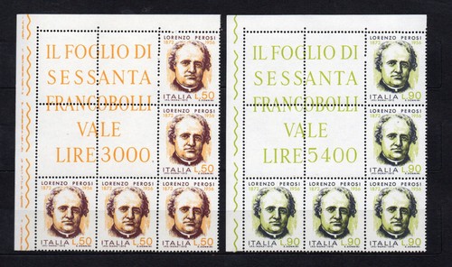 Italia 1972 blocchi - 1972,