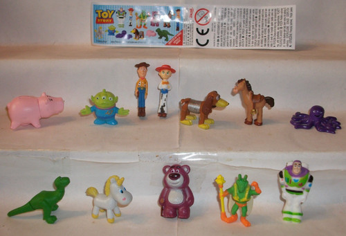 Raro set completo toy - (18),