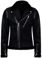 Giubbotto Biker In Pelle
