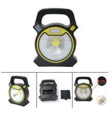 LAMPADA TORCIA LAVORO COB PORTATILE LED RICARICABILE FARO DA OFFICINA PESCA USB