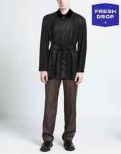 Giacca blazer lana EMPORIO ARMANI RRP€1183 EU50 US40 L con cintura Made in Italy