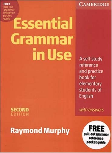 Essential grammar use with - essential, in
