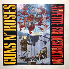 Guns A' Roses  Appetite for Destruction  Lp  Geffen Records 924-148-1 1987