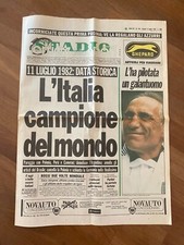 STADIO CORRIERE SPORT 1982 ITALIA AZZURRI Campioni del mondo CALCIO FOOTBALL 