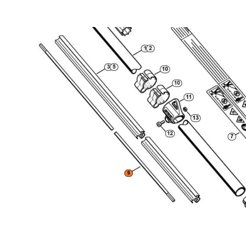 Stihl albero trasmissione - albero,