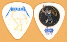 Metallica Kirk Hammett Plettro Chitarra Vintage - Tour Festival Orion 2012
