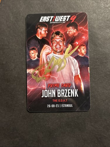 John brzenk auto prime card - john,
