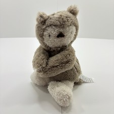 Peluche elegante gufo grigio
