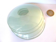 Elettricità vintage 4 PICCOLI PARALUME vetro molato sabbiato punti luce frutti