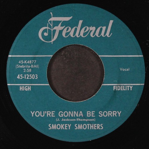 Smokey smothers you gonna - smokey, you're