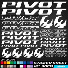24x PIVOT Vinile Decalcomania