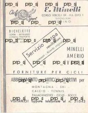 PUBBLICITÁ VESPA BICICLETTA SPORT TORINO AMERIO VELOX