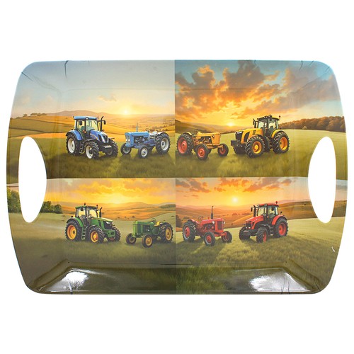 Serving tray large - serving, tractors