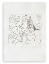 ARTURO CARMASSI Acquaforte su carta 69x49 cm